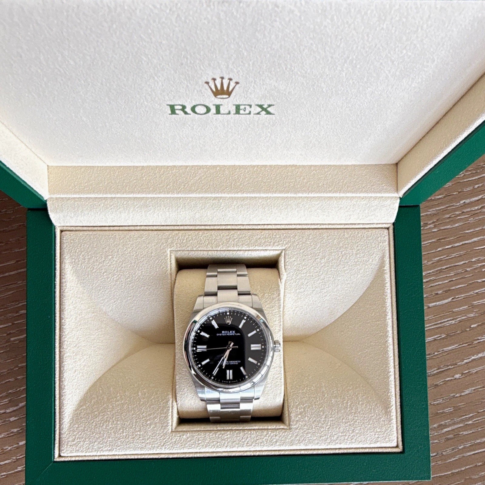 Rolex Oyster Perpetual 41 Black Dial 124300 - Used with Box and Papers