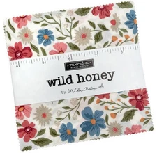 Wild Honey Moda Charm Pack 42 100% Cotton 5-inch Precut Fabric Squares
