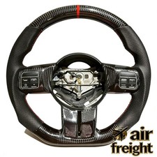 Real Carbon Fiber Steering Wheel For Jeep Jk Wrangler 2011 Years Wcontrol A