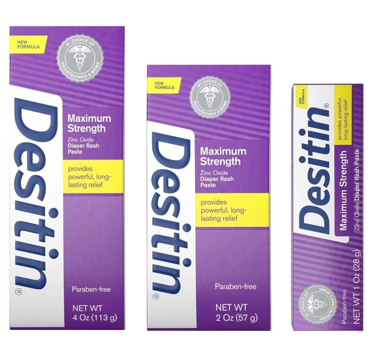 Rash Paste 3-piece Bundle 4oz 2oz 1oz