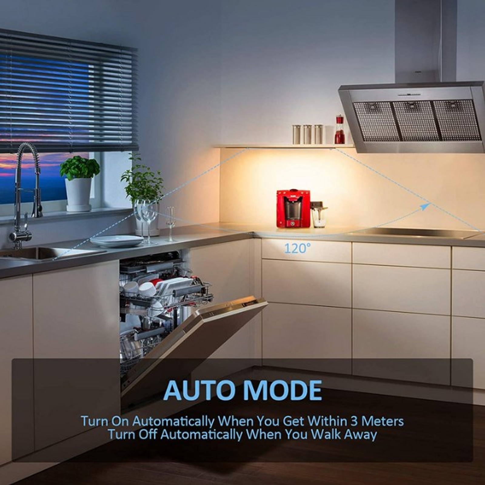Motion Sensor LED Strip Light For Cabinet Wardrobe Recommended