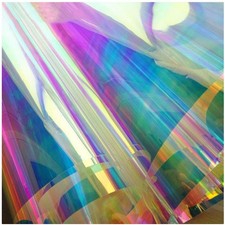 Colorful Holographic Window Film - DIY Craft Sheets