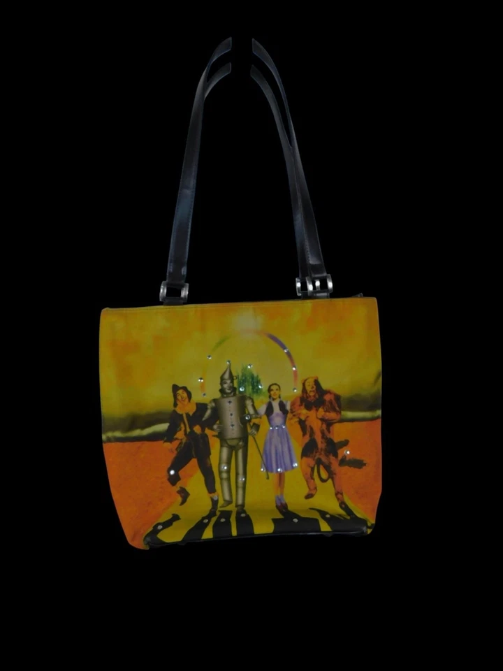 Wizard of Oz Tote Bag – Retro Crystal Embellished Purse, 2000s - Image 3 of 4