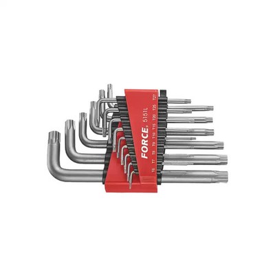 15-teiliger langer gewinkelter Torx-Schlüssel-Set Torx-Winkelschlüssel Langsatz