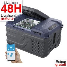 VEVOR Réfrigérateur Portable à Compression 9 L, Mini Frigo Voiture 12/24 V