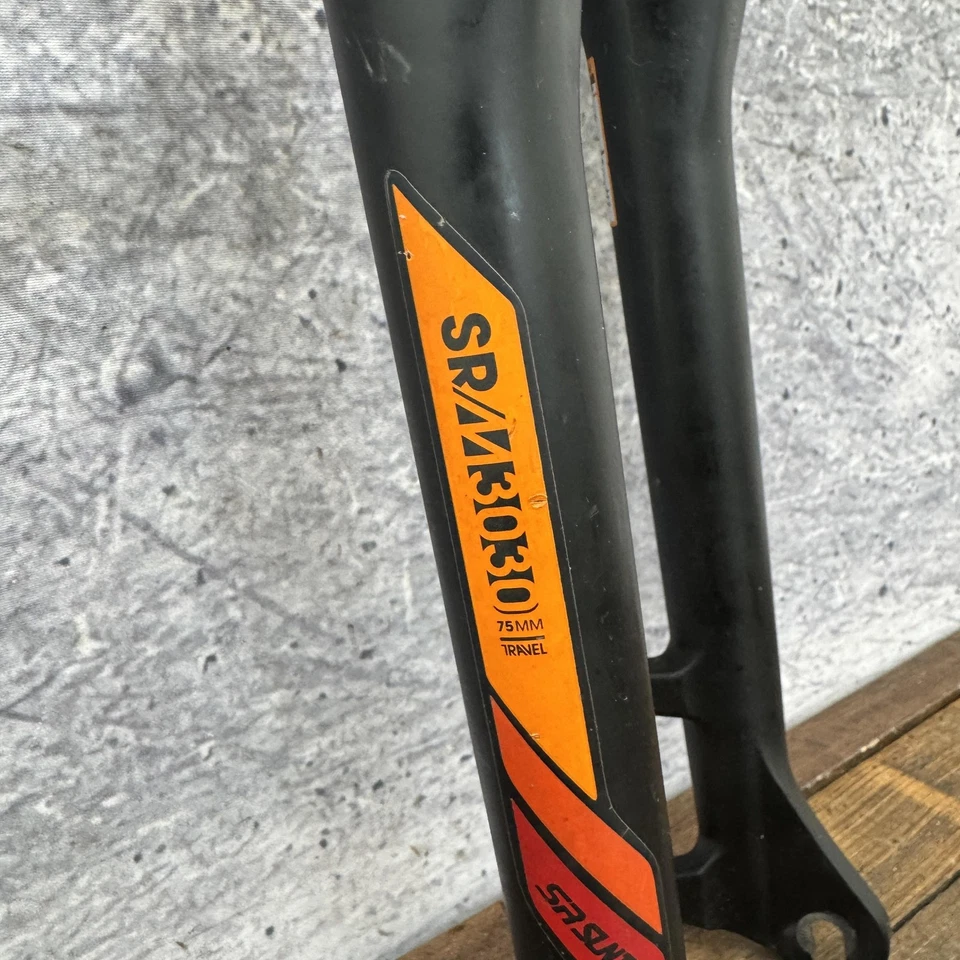 SR Suntour 3030 Suspension Fork 27.5 Wheel 7.5 75mm Straight Steerer Disc QR - Image 2 of 4
