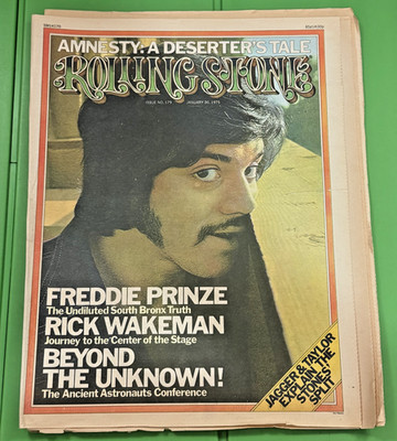 Rolling Stone Magazine #179 Jan. 30, 1975 Freddie Prinze Mick Jagger