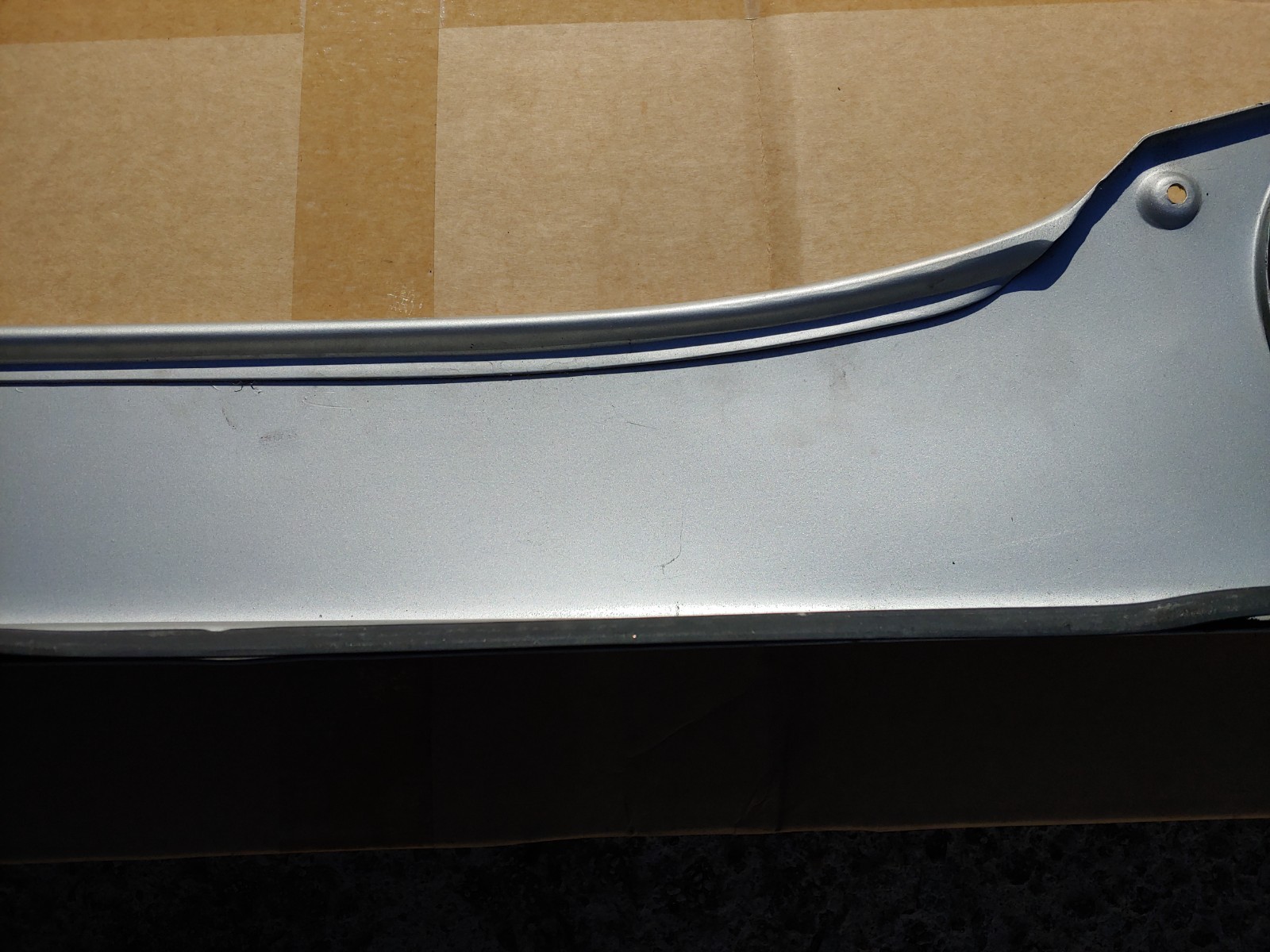 Ferrari 360 Modena OEM RH Door Panel Pocket Trim Cover Metallic Silver