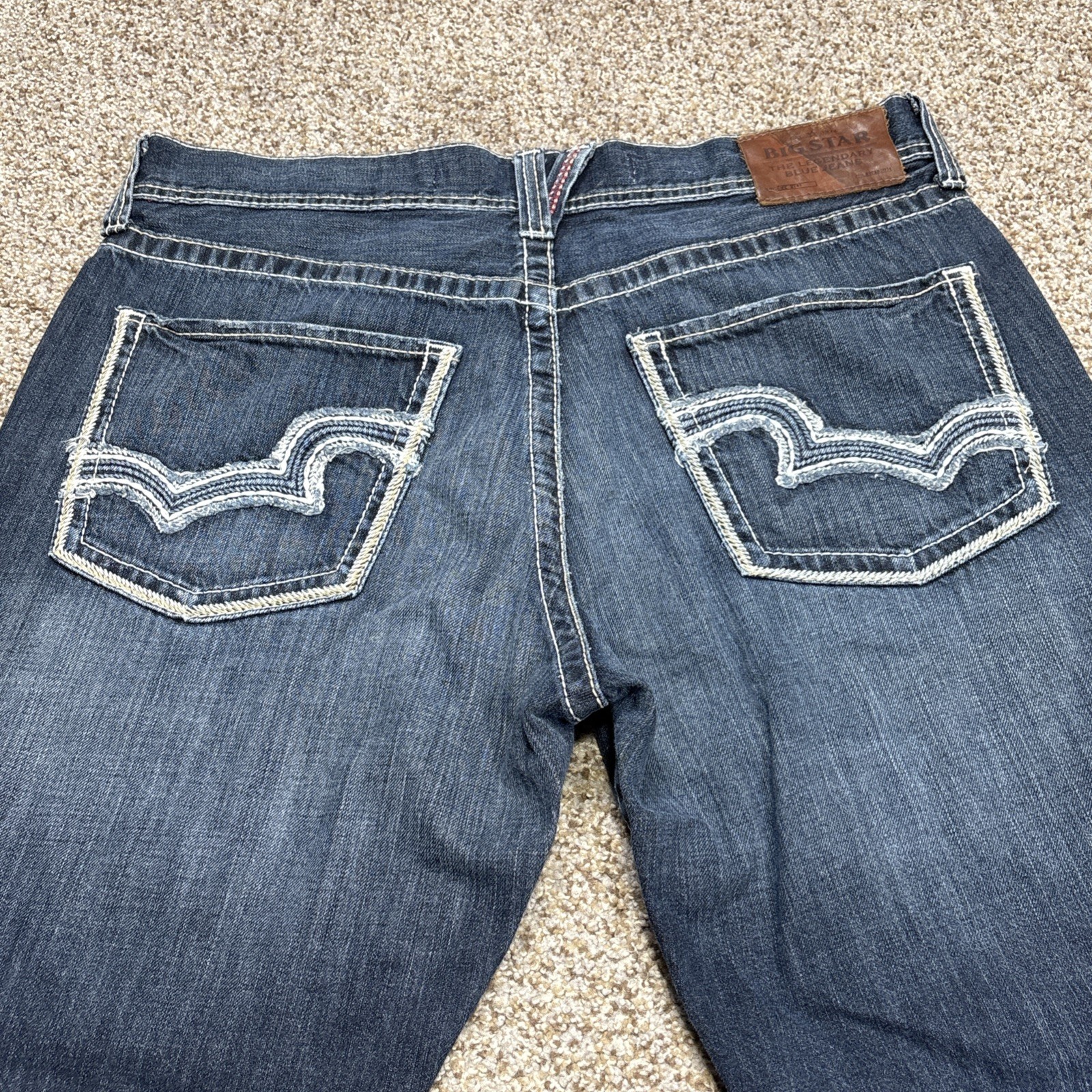 Big Star Voyager Straight Relaxed Size 36R (36x27.5) Men Denim Jeans - View 15