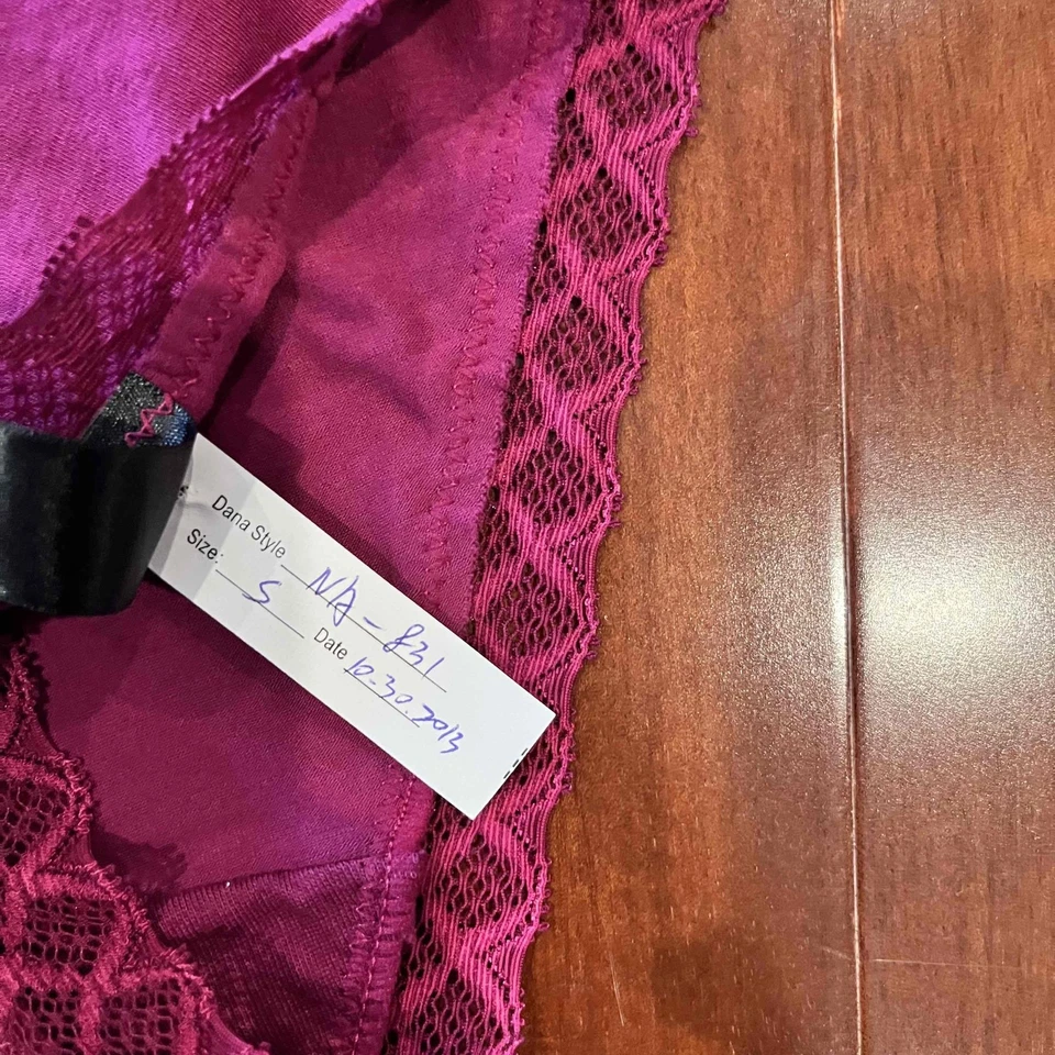 New NWOT Natori Berry Purple Lingerie Bra Panty Set Lace Intimates Small - Image 4 of 4