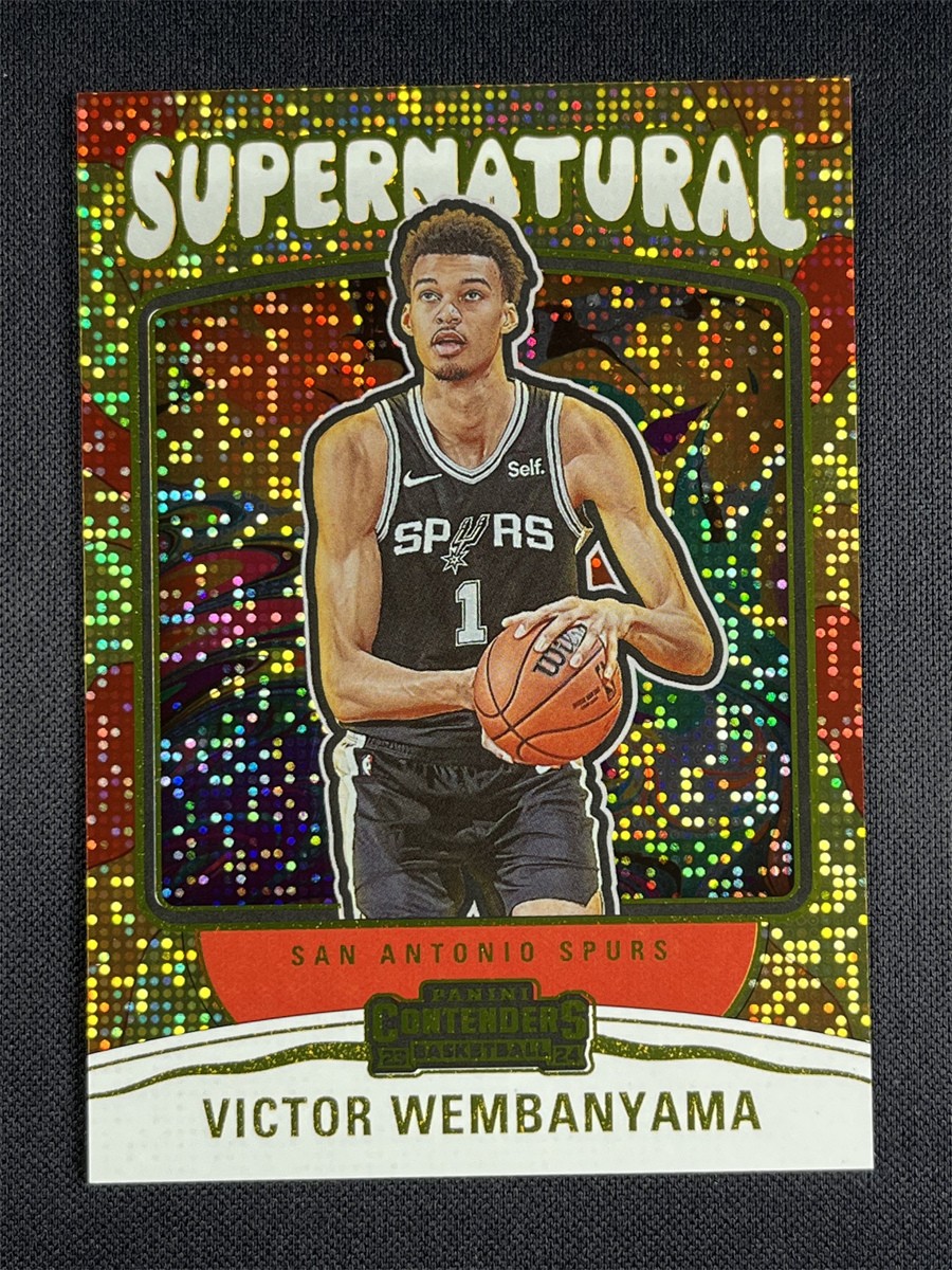 2023-24 Panini Contenders Victor Wembanyama #1 Supernatural Rookie RC Spurs