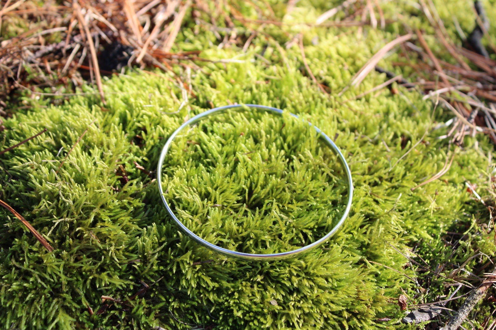 Sterling Silver Bangle - image 1