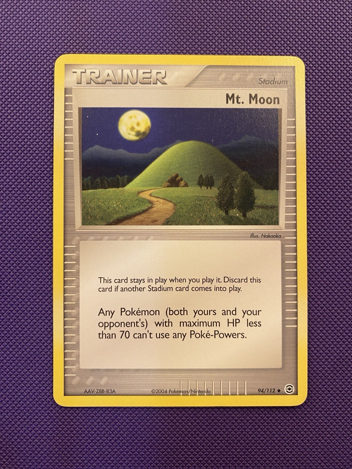 Mt. Moon 94/112 Pokemon FireRed & LeafGreen 2004
