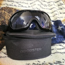 Bobster Night Hawk Motorcycle Goggles OTG, Polycarbonate, Antifog with Case