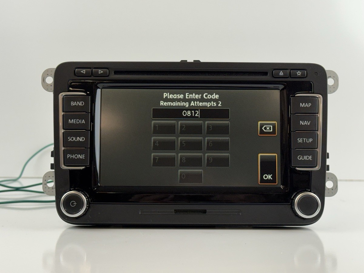 カーオーディオ VW Sharan 7N OEM Radio 5M0035183 2009 - 2015 Volkswagen VW OEM Navigation Radio RNS-510 RNS510