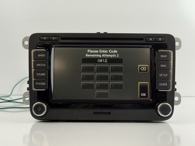 カーオーディオ VW Sharan 7N OEM Radio 5M0035183 2009 - 2015 Volkswagen VW OEM Navigation Radio RNS-510 RNS510