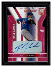Jackson, Zach - 2004 Donruss Elite Extra Edition - Autograph - 82/100