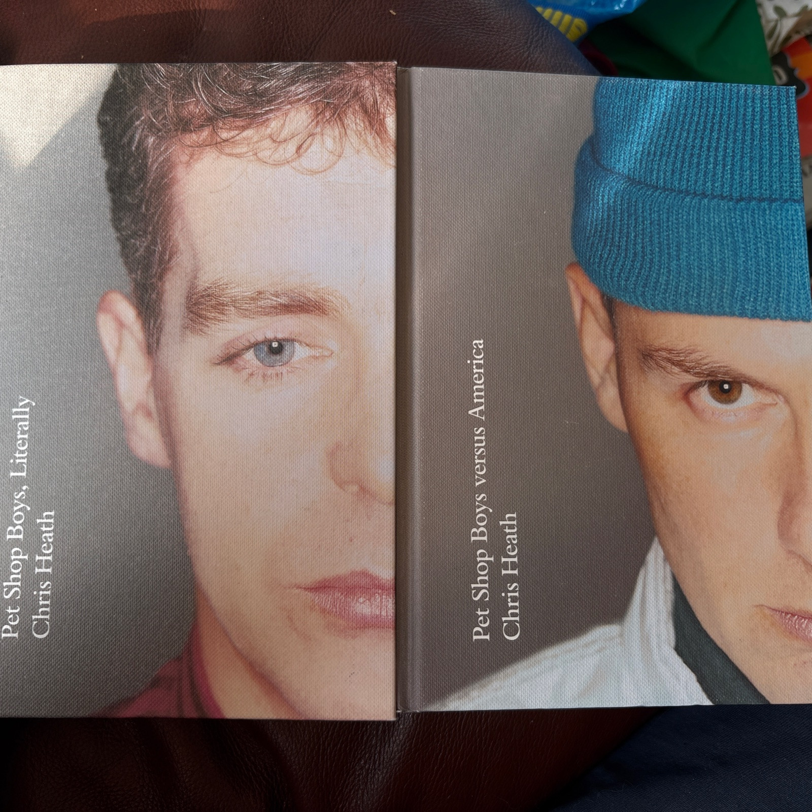 Pet Shop Boys versus America & Literally by Chris Heath Hardcover x 2 Two Books