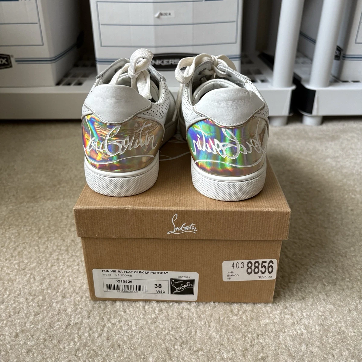 Christian Louboutin White Athletic Shoes for Women for sale | eBay