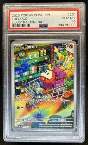 2023 Pokemon SV Paldea Evolved Fuecoco Illustration Rare #201/193 PSA 10