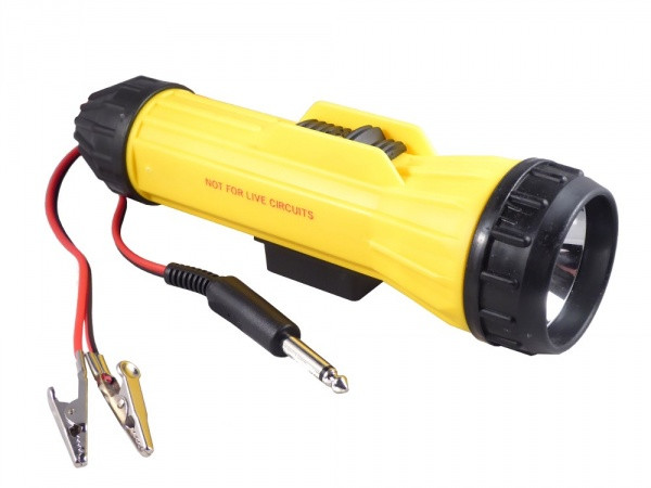 Fulton Heavy Duty Flashlight with Continuity Tester and Magnet 906
