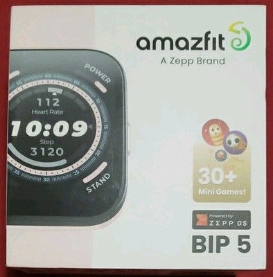 Amazfit Bip 5 Smartwatch & Fitness Tracker Bluetooth Calling - Pink