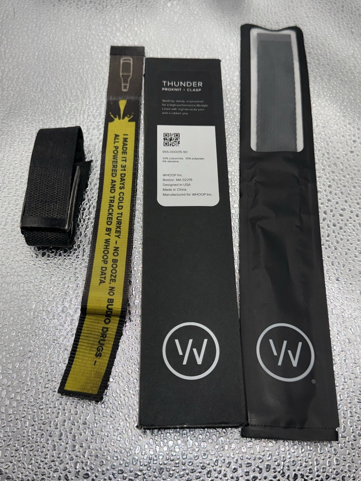 WHOOP 3.0 Black Unisex Heart Rate Fitness Sleep Activity Tracker Strap Bundle