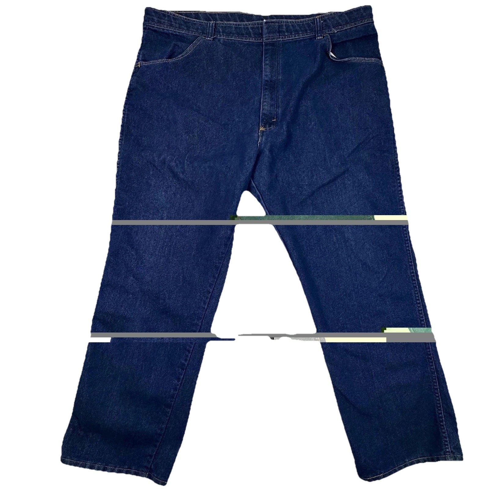 Mens 42x29 Blue Regular Fit Straight Leg Medium Wash 85498ps