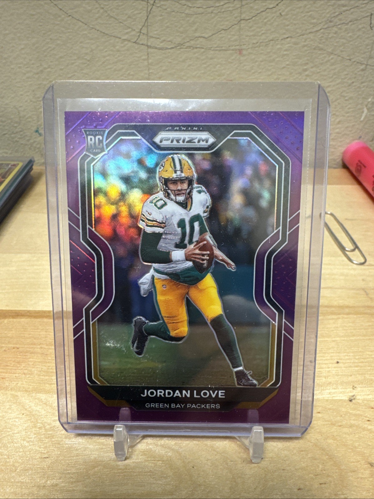2020 Panini Prizm Jordan Love Purple Prizm 037/125 Rookie RC Packers SP Rare 363
