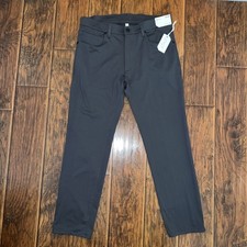 Grey - Stylus 5 Pocket Mens Slim Fit Flat Front Pant NEW W/ TAGS.