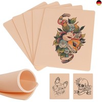 Kunsthaut Tattoo ÜBungshaut, Tonbao 5 StüCk Tattoo ÜBungshaut 3Mm Tattoo Ku