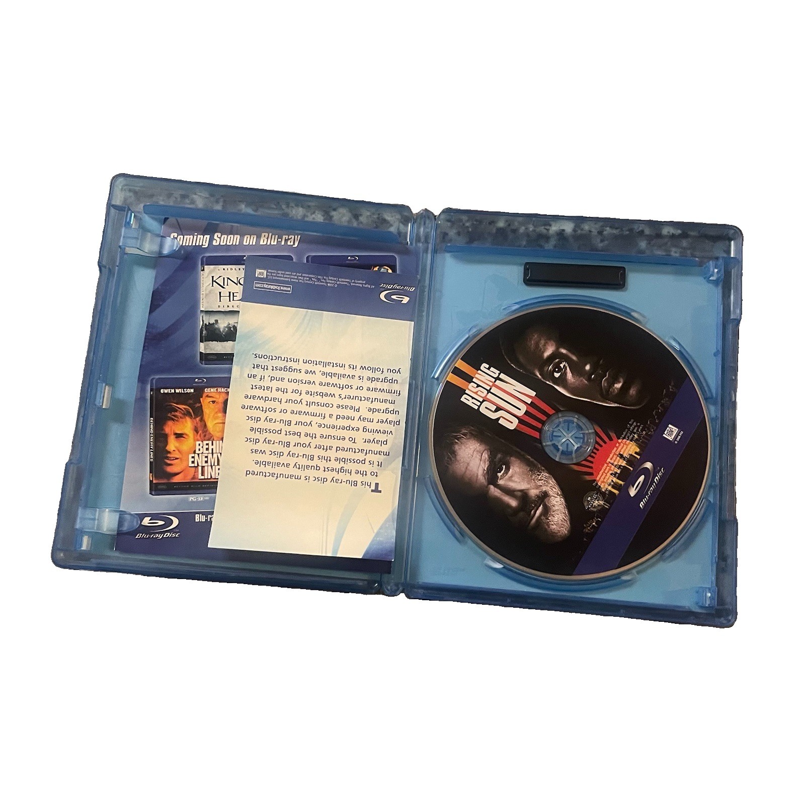 Suna Rays Rising Sun Blu-ray Sean Connery Wesley Snipes Action Crime Thriller ...