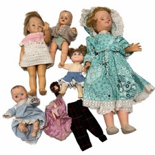 Lot of 6 Vintage Dolls Read Description   
