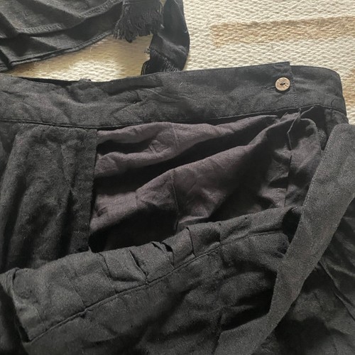 Free People XS Set Sundown Nero Nuovo! Gonna e top bohemien - Foto 8 di 12