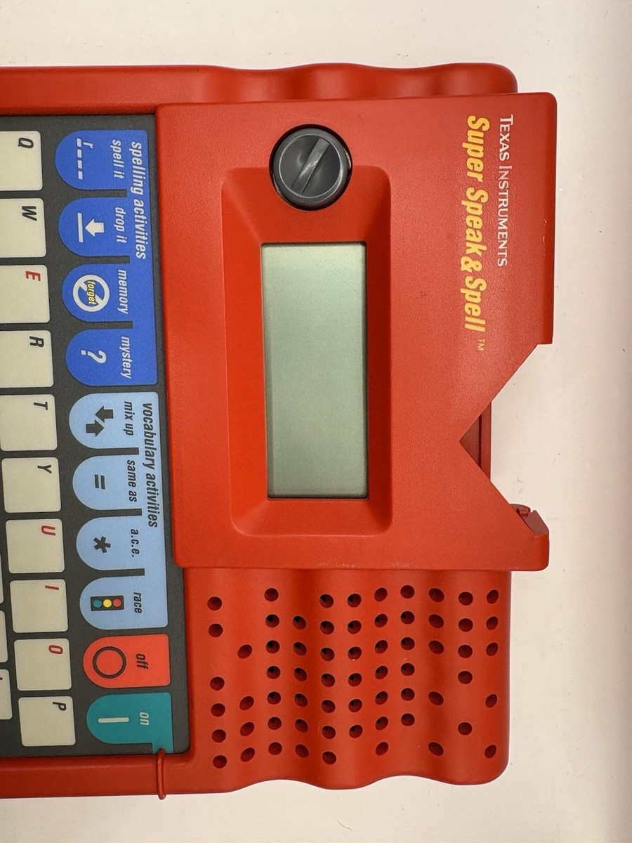 Super Speak & Spellスーパー・スピーク＆スペル Vintage Texas Instruments Super Speak & Spell Electronic Game