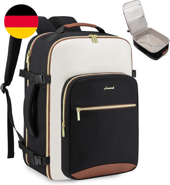 Lovevook HandgepäCk Rucksack Flugzeug, Reiserucksack Damen 40X20X25, Herren Wass-image