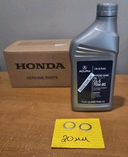 1 QT Acura OEM Hypoid Gear Oil WITH GASKETS NEW 08200-9014A HGO-1 Gl-5 75W-85