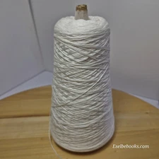Cashmilon machine knitting yarn - bleach white - 212 grams (C177)