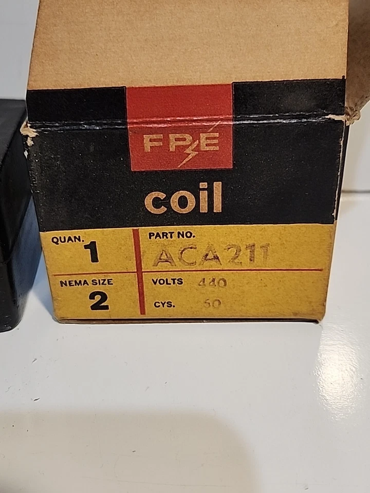 BOBINA FEDERAL PACIFIC CA211M 440V, 60CY NUEVA EN CAJA Foto 2 de 4