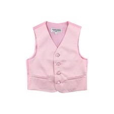 New Boy's Formal tuxedo vest waistcoat Pink US Size 2 4 6 8 10 12 14 wedding