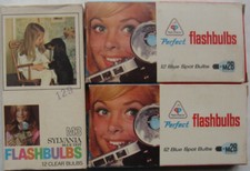 Vintage M2B Blue Spot Bulbs 2 Packs of 12 and Sylvania M3 Bulbs Qnty 6