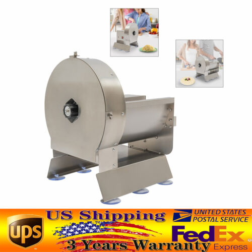 Cabbage Shredder Silver Commercial Potato Slicer Fruit Vegetable Slicing Machine