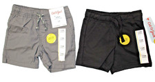 2 Pair cat  jack baby flexible drawstring shorts sz 12m NWT