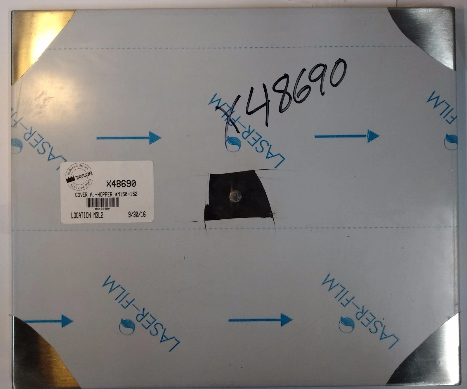 hopper cover x48690