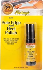 Fiebings Shoe Sole Edge & Heel Polish Dressing  BLACK  0.6 oz Roll on applicator