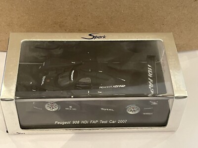 Spark Peugeot 908 HDi FAP Test Car 2007 Black (S1271) 1/43 *BRAND