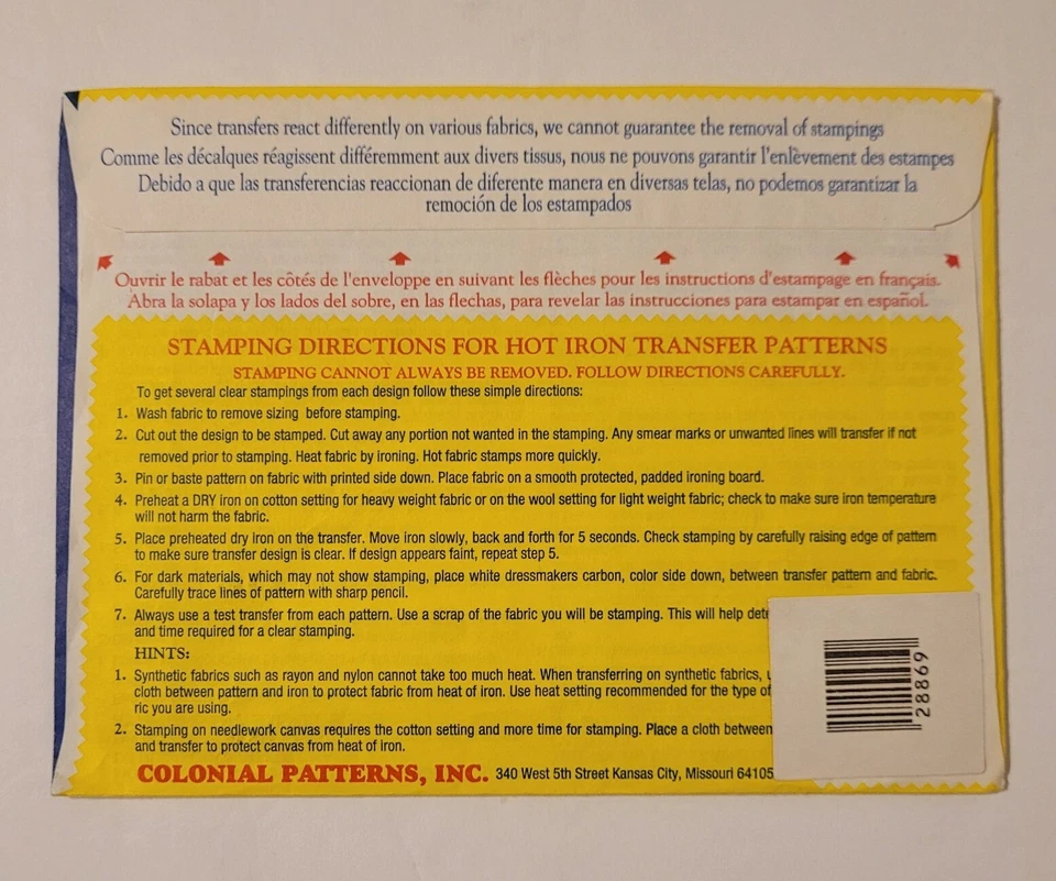 Aunt Martha's Hot Iron Transfers Craft Embroidery 3528 Animated Dish Motifs NEW - Image 3 of 4