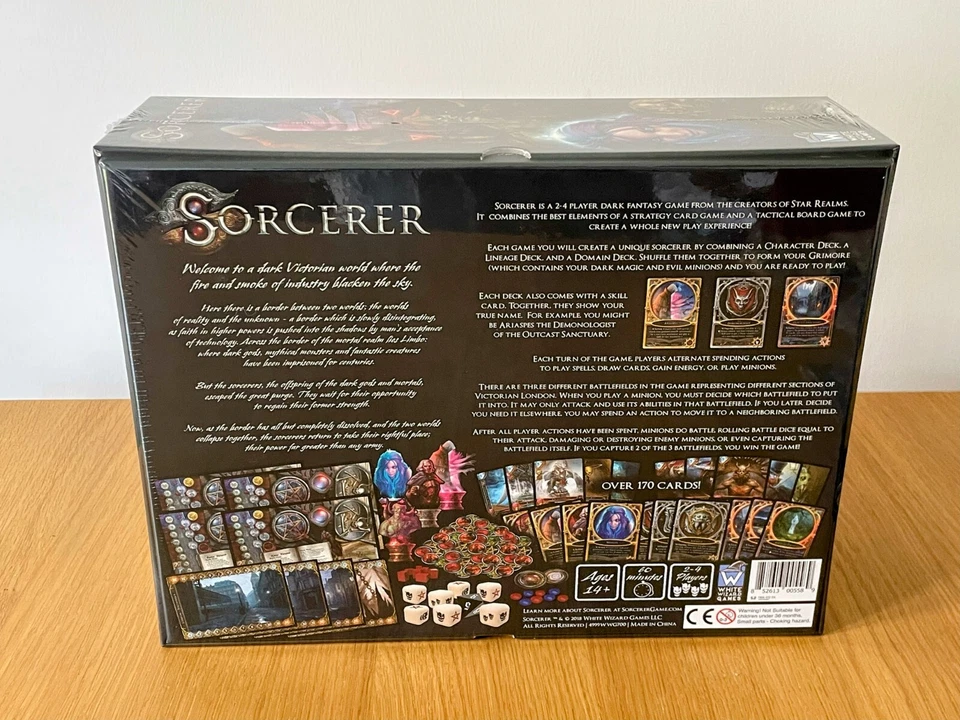 Sorcerer: A Strategy Card Game (Base Game) White Wise Wizard Games - New, Sealed - Image 3 of 4