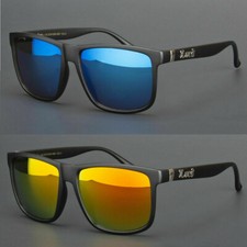 Locs Oversize Gangster Glasses Men Dark Lens Flat Top Large Black OG Sunglasses