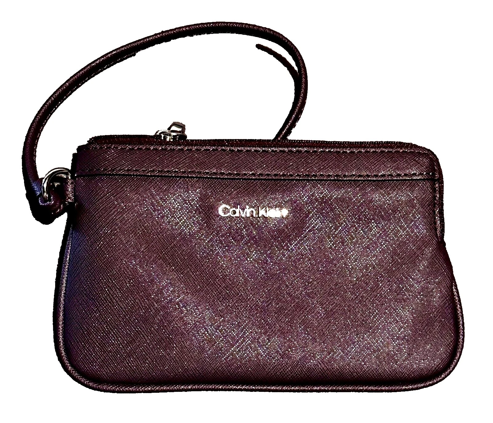 Calvin Klein 皮革腕带钱包女